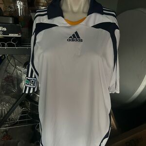 Adidas LA Galaxy David Beckham Jersey Mens Medium White No Name 2006/07 Home